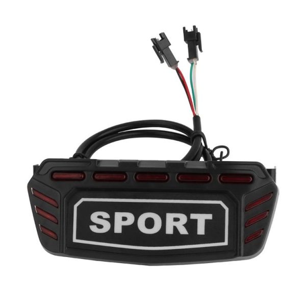 KUGOO M5 AIMITE Electrical Scooter Rear Tail Light Brake Warning Lights (Black)