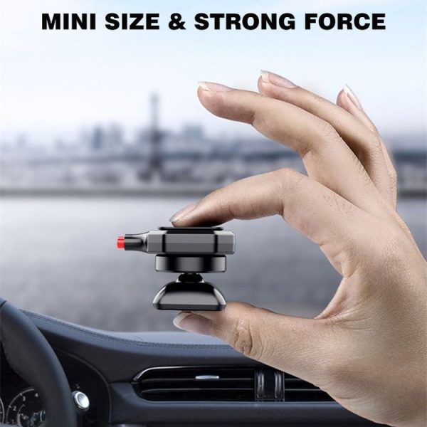146B Simple Car Cell Phone Holder Car Dashboard 360 Degree Rotating Navigation Holder - Image 5