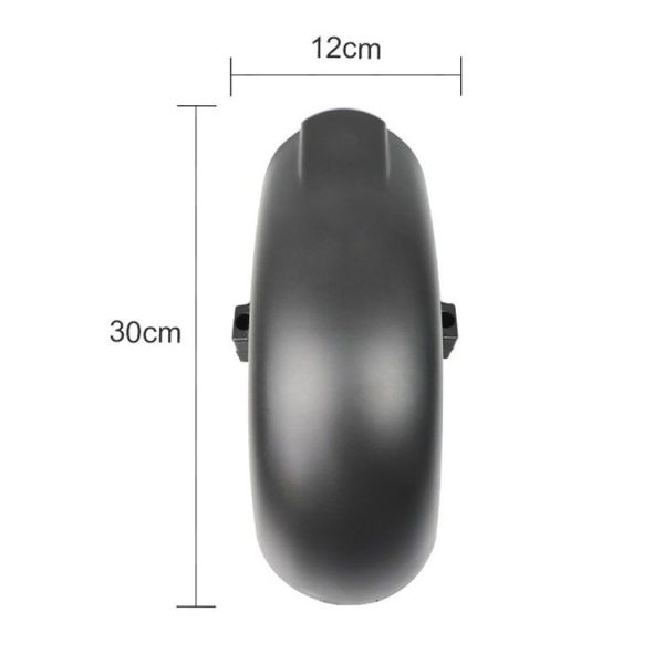 AIMITE For 10 inch KUGOO M4 Electric Scooter Front Fender Water Baffle (Black) - Image 5