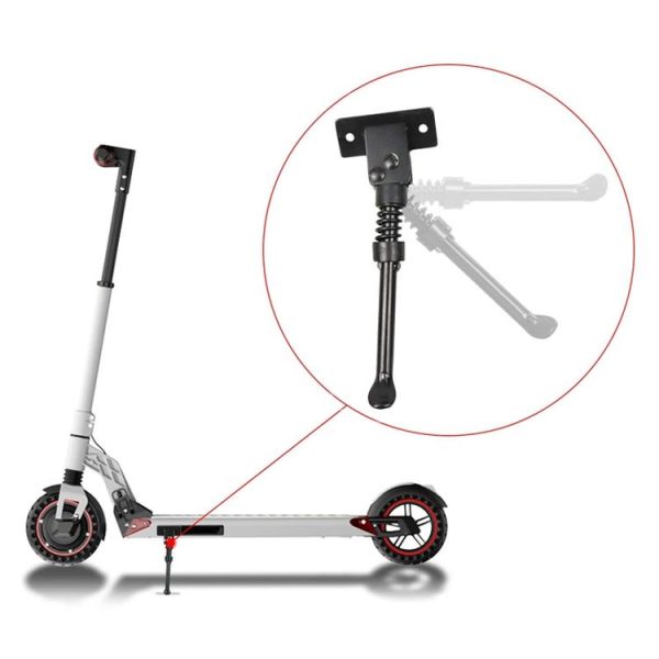 AIMITE For 10 Inch KUGOO M4 Electric Scooter Metal Foot Support Bracket Parking Kickstand (Black) - Image 2