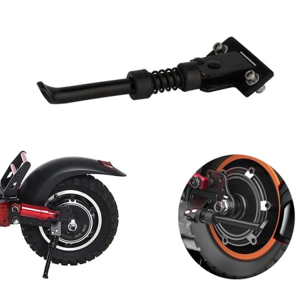 AIMITE For KUGOO M2 Electric Scooter Foot Support Bracket Metal Parking Kickstand (Black) - Image 2