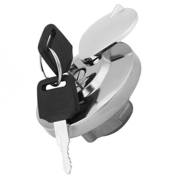 Suitable for Honda CA250 Motorcycle Modified Fuel Tank Cap (Silver) - Image 5