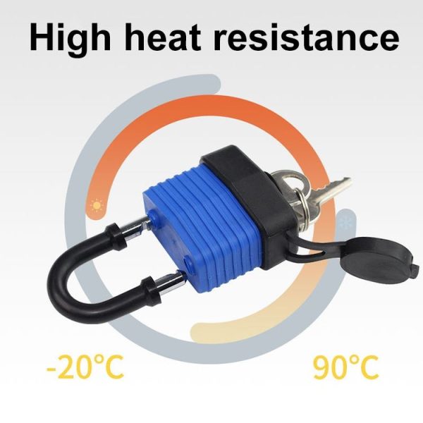 Industrial Safety Dustproof and Anti-theft Padlock Waterproof Insulation Lock, Spec: KD-LPC01 - Image 5