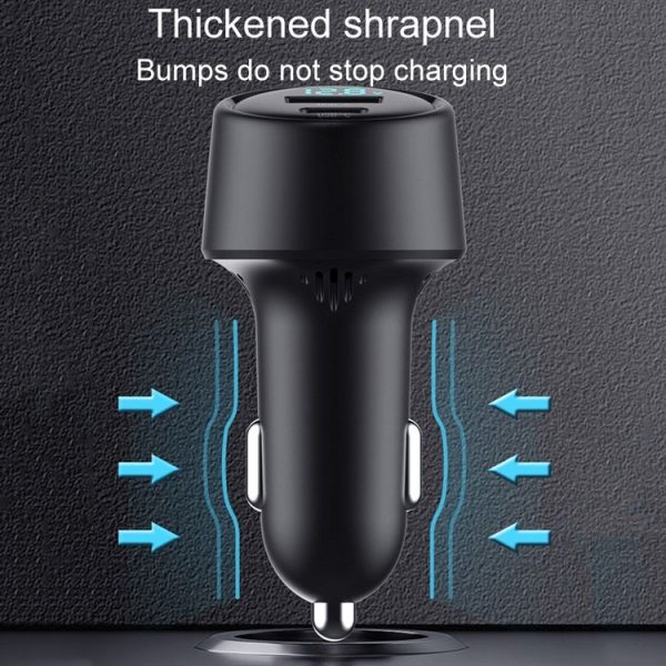 S-31 65W Dual Port A+C High Power Car Fast Charger Auto Cigarette Lighter - Image 7