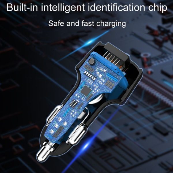 S-31 65W Dual Port A+C High Power Car Fast Charger Auto Cigarette Lighter - Image 8