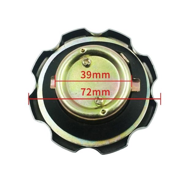 CG125 Motorcycle and Electric Vehicle Fuel Tank Cap Lock (Silver) - Image 3