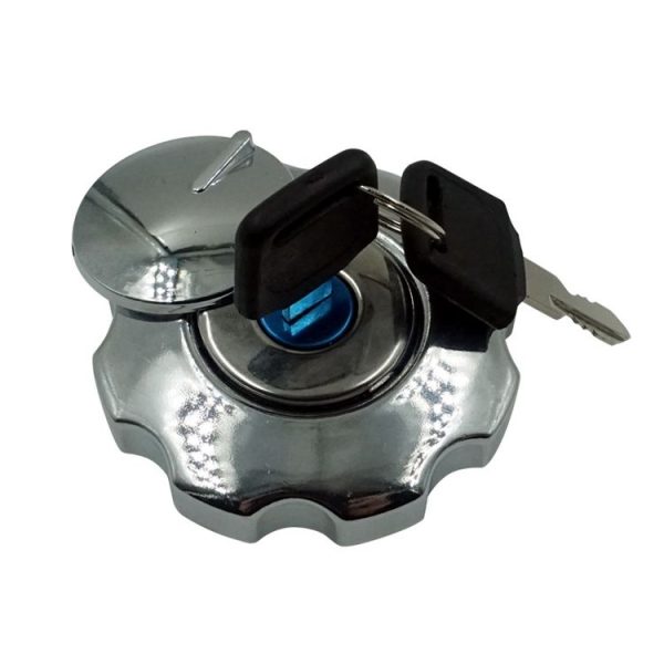 CG125 Motorcycle and Electric Vehicle Fuel Tank Cap Lock (Silver) - Image 4