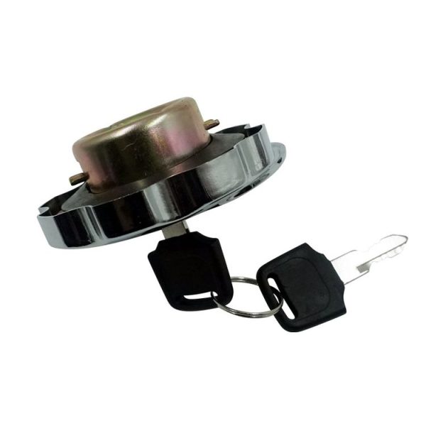 CG125 Motorcycle and Electric Vehicle Fuel Tank Cap Lock (Silver) - Image 5