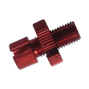 Motorcycle Electric Vehicle Front And Rear Pump Brakes Adjustment Screw (Red)
