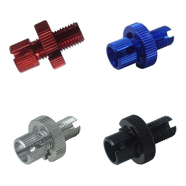 Motorcycle Electric Vehicle Front And Rear Pump Brakes Adjustment Screw (Red) - Image 2