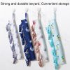 Multi Clip Portable Fabric Clothes Hanger Multifunctional Folding Fabric Clothes Clip Hangers, Color: Gray - Image 5