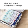 Multi Clip Portable Fabric Clothes Hanger Multifunctional Folding Fabric Clothes Clip Hangers, Color: Gray - Image 6