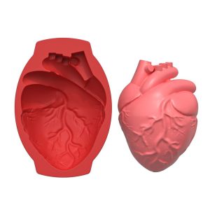 Halloween Heart Mold Baking Silicone Mold (Red)