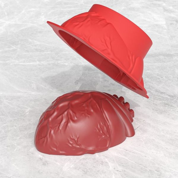 Halloween Heart Mold Baking Silicone Mold (Red) - Image 4