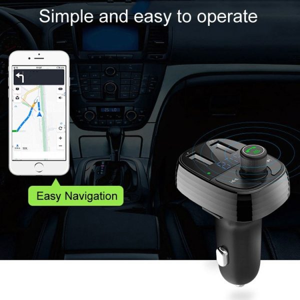 S-10 Car Bluetooth Fast Charger Receiver Auto One To Two Charger Cigarette Lighter - Image 10