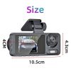 High-Definition Night Vision Driving Recorder, Model: Dual Recording No WIFI - Image 3