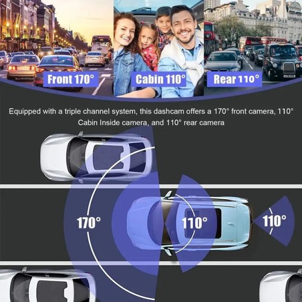 High-Definition Night Vision Driving Recorder, Model: Dual Recording No WIFI - Image 4