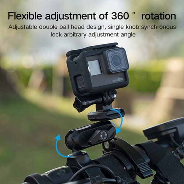 XILETU Sports Camera Mobile Phone Quick Release Motorcycle Bicycle Bracket - Image 4