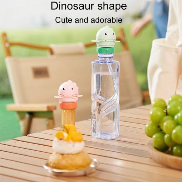Children Mineral Water Portable Straw Cap Baby Drinking Water Bottle Convertor (Pink) - Image 8