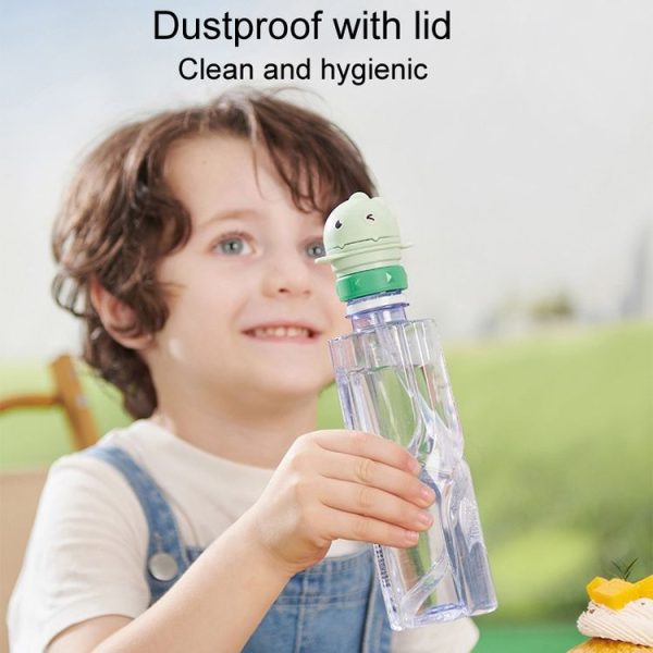 Children Mineral Water Portable Straw Cap Baby Drinking Water Bottle Convertor (Pink) - Image 9