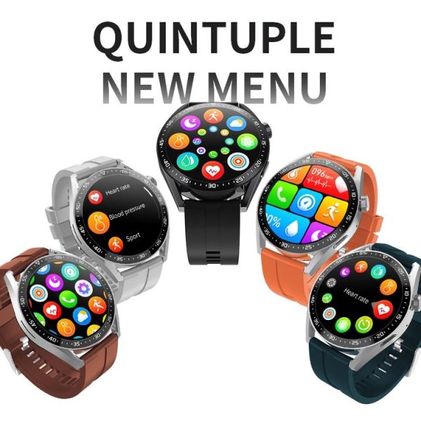 HW28 1.39-inch IP67 Waterproof Health Monitoring Bluetooth Call Smart Watch with NFC Payment (Black) - Image 8