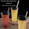 100pcs / Pack 6x197mm Disposable Paper Straws Biodegradable Party Drinking Straws Dessert Table Decoration Prop, Color: White - Image 6