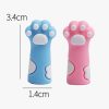 5pcs / Set Cute Cats Paw Pencil Cap Student Cartoon Pencil Soft Silicone Protective Case - Image 3