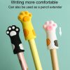 5pcs / Set Cute Cats Paw Pencil Cap Student Cartoon Pencil Soft Silicone Protective Case - Image 5
