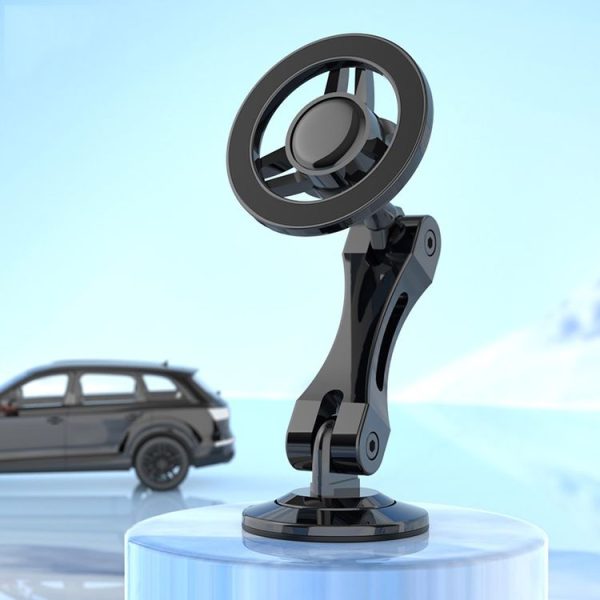 Magsafe Car Magnetic Rotating Adjustable Mobile Phone Holder (Black) - Image 2