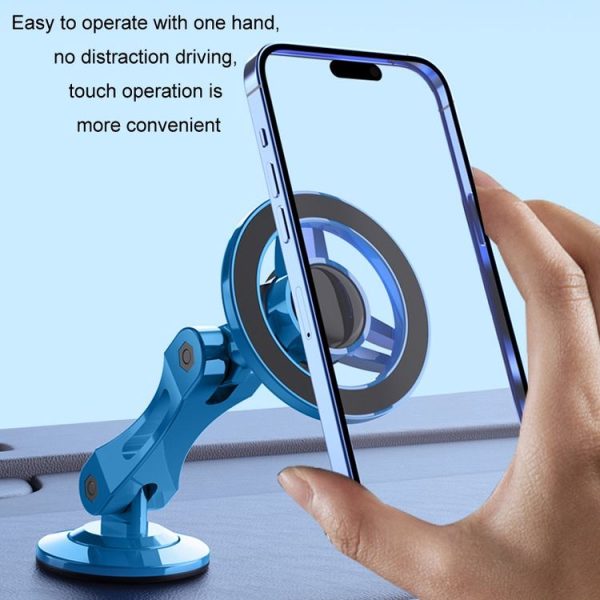 Magsafe Car Magnetic Rotating Adjustable Mobile Phone Holder (Black) - Image 5