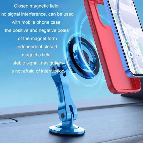 Magsafe Car Magnetic Rotating Adjustable Mobile Phone Holder (Black) - Image 8