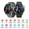 F200 Smart Health Watch ECG Electrocardiogram Blood Sugar Monitoring 1.55 Inch Round Screen, Color: Black Silicone - Image 2
