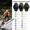 F200 Smart Health Watch ECG Electrocardiogram Blood Sugar Monitoring 1.55 Inch Round Screen, Color: Black Silicone - Image 3