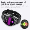 F200 Smart Health Watch ECG Electrocardiogram Blood Sugar Monitoring 1.55 Inch Round Screen, Color: Black Silicone - Image 7