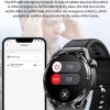 F200 Smart Health Watch ECG Electrocardiogram Blood Sugar Monitoring 1.55 Inch Round Screen, Color: Black Silicone - Image 9