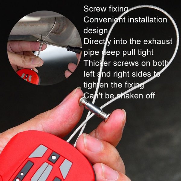 Car Static Removal Mop Strap Anti-static Exhaust Grounding Strip (Universal Small Car Shape) - Image 4