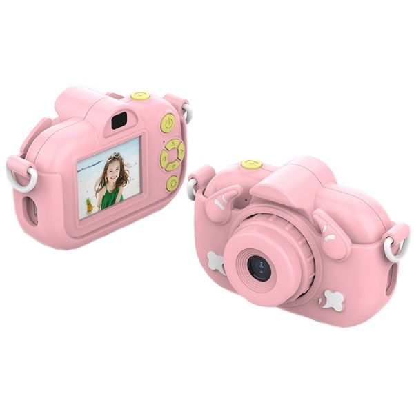 DC501 2.0-Inch 4X Zoom HD Digital Camera Mini Children Photography Camera, Color: Pink