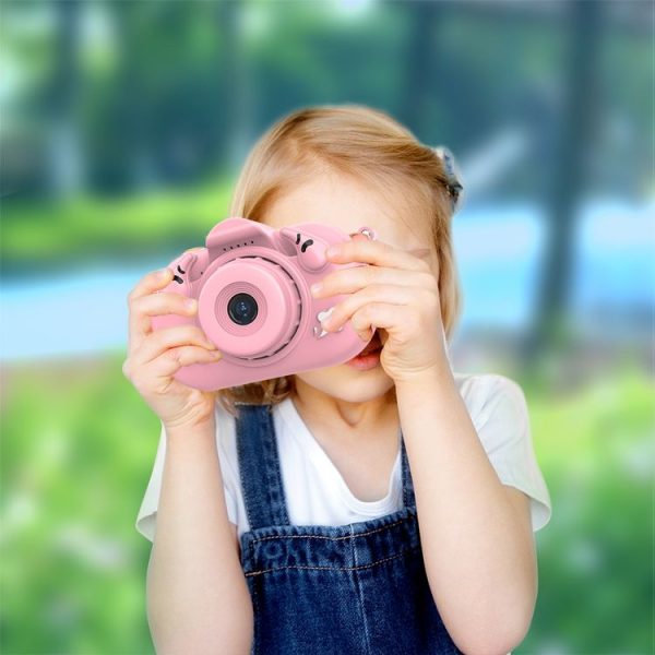 DC501 2.0-Inch 4X Zoom HD Digital Camera Mini Children Photography Camera, Color: Pink - Image 10