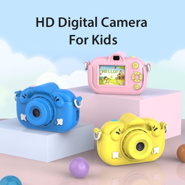 DC501 2.0-Inch 4X Zoom HD Digital Camera Mini Children Photography Camera, Color: Pink - Image 2
