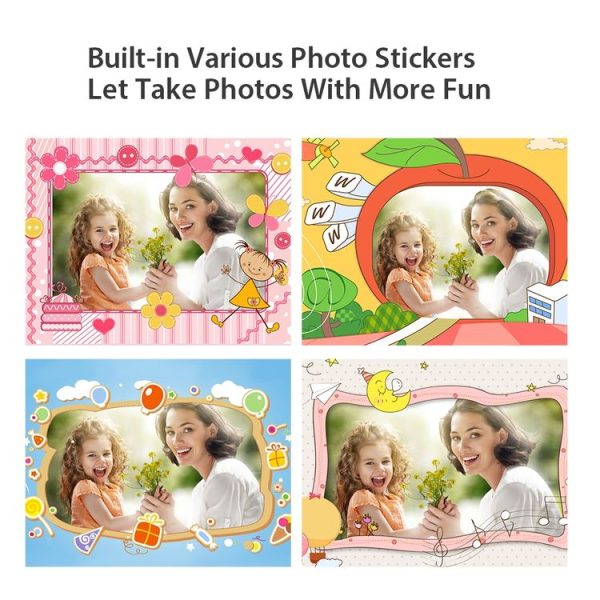 DC501 2.0-Inch 4X Zoom HD Digital Camera Mini Children Photography Camera, Color: Pink - Image 7