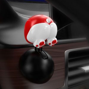 Car One Key Start Button Rocker Engine Start-Stop Joystick (Red)