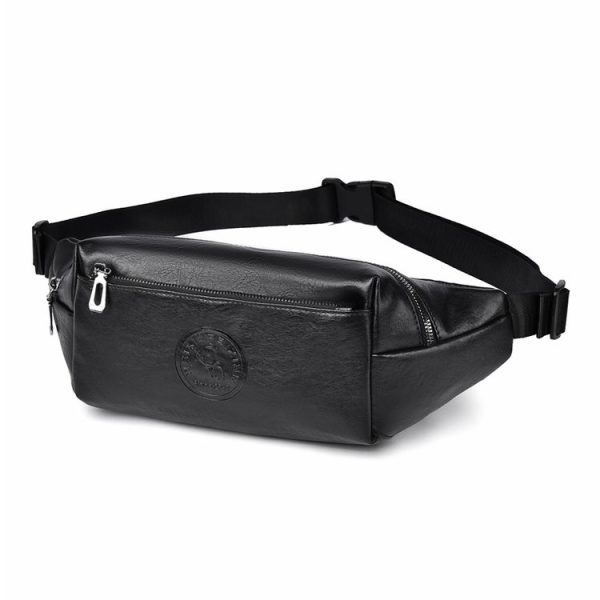 WEIXIER Y9579 Men Large Capacity Sports Waist Pack Multifunctional Waterproof Cell Phone Bag (Black)