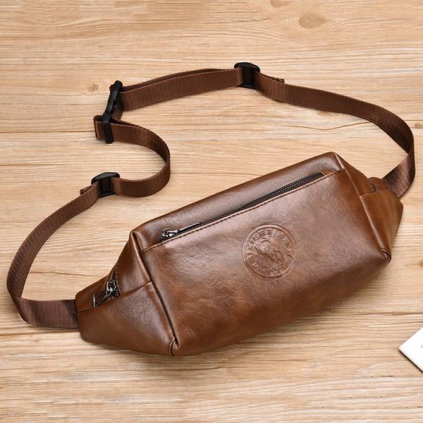 WEIXIER Y9579 Men Large Capacity Sports Waist Pack Multifunctional Waterproof Cell Phone Bag (Black) - Image 2