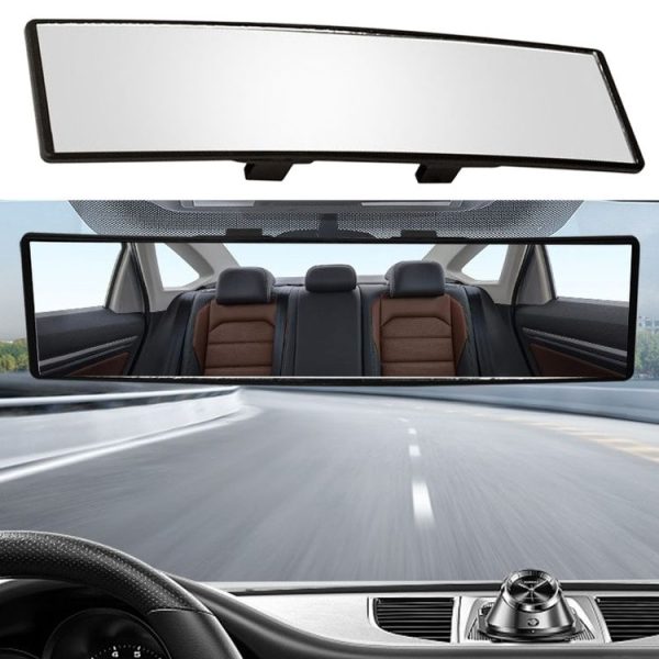 Car Rearview Mirror Snap-on HD Anti-fog Anti-dazzle Wide Angle Curved Mirror, Size: 28.5x7cm - Image 2