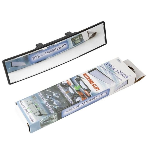 Car Rearview Mirror Snap-on HD Anti-fog Anti-dazzle Wide Angle Curved Mirror, Size: 28.5x7cm - Image 8