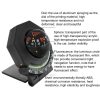 2 In 1 Car Compass With Slope Gauge Foldable High Precision Guide Ball (English Version) - Image 2