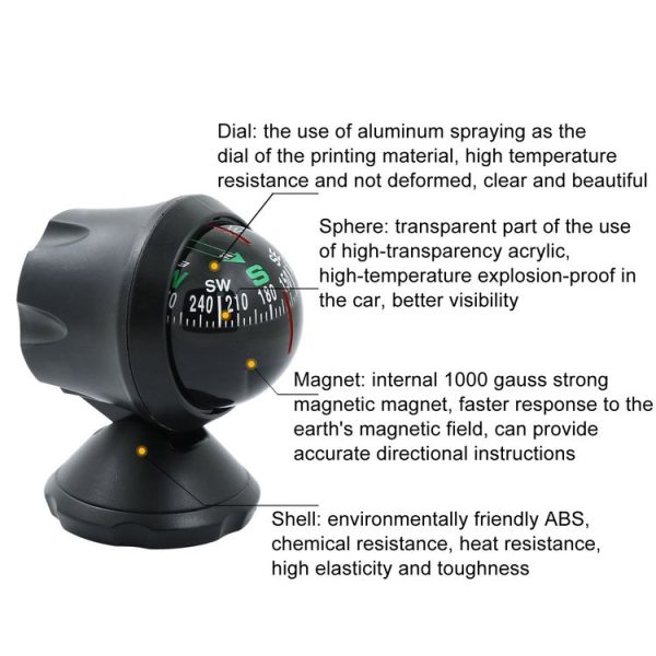 Outdoor Guide Ball Car Interior Ornament Guide Ball (English Version) - Image 2