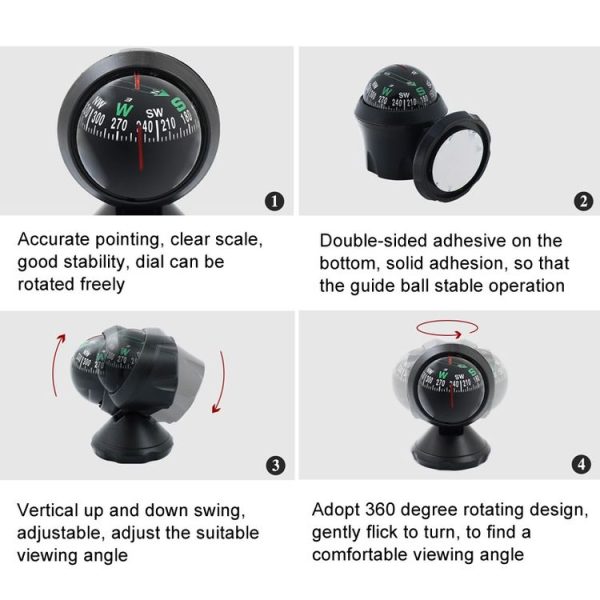 Outdoor Guide Ball Car Interior Ornament Guide Ball (English Version) - Image 4