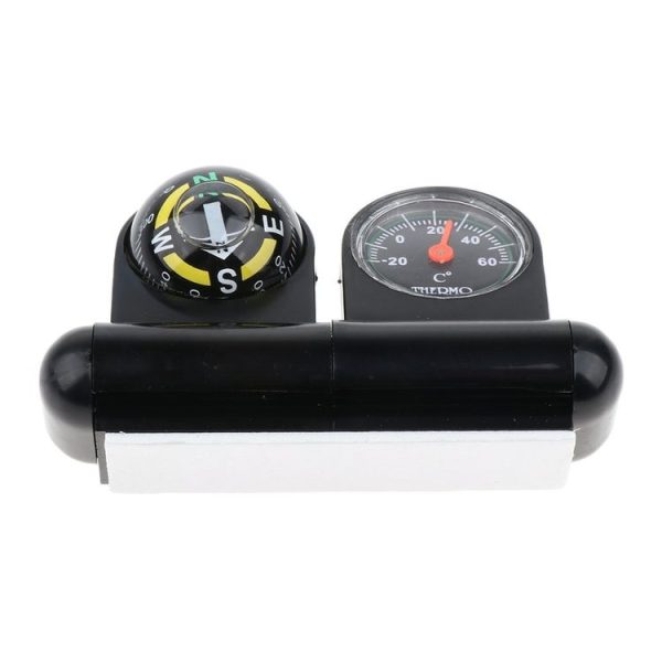 2 In 1 Car Guide Ball Thermometer Adjustable Angle Compass (English Version) - Image 5