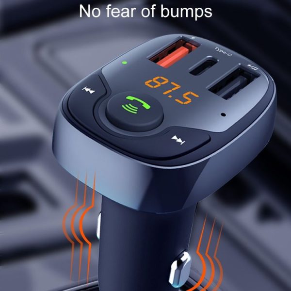 36W Car Bluetooth MP3 Player FM Transmitter Multifunctional Car Charger, Model: S-15PD - Image 6